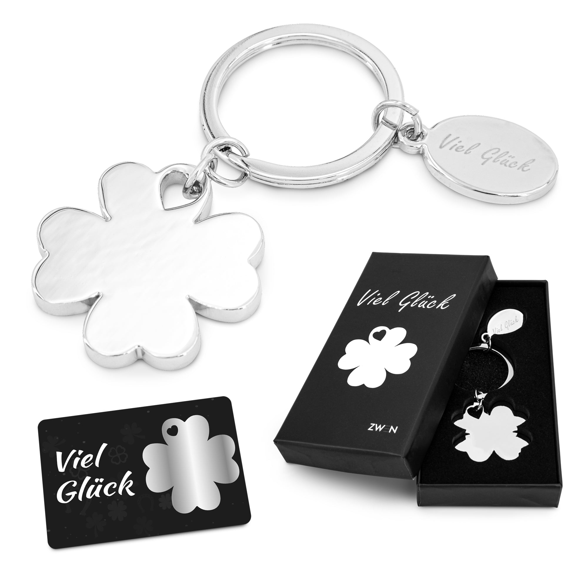 MaNeaz Handyhalter Mit Vierblättrigem Kleeblatt - Ausziehbarer Klebehalter | Glücksbringer Geschenk